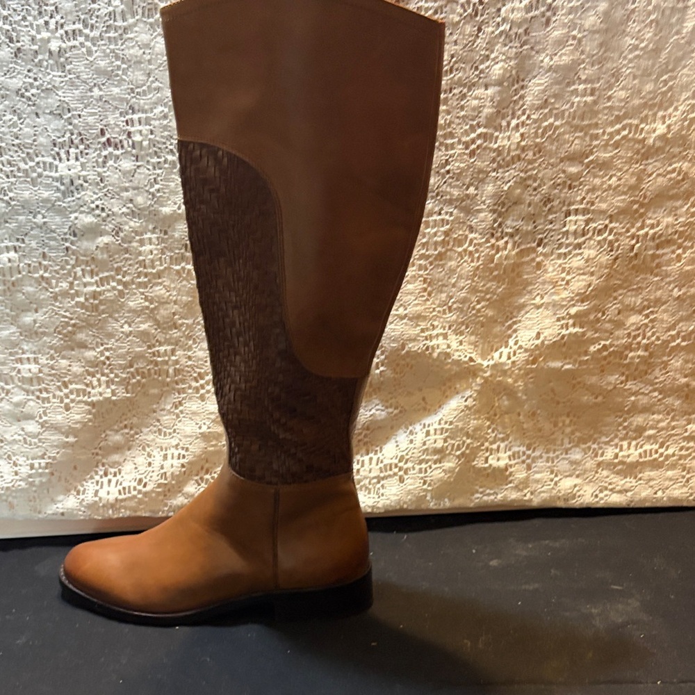 Cole Haan Tan and Brown Over the Knee Boots - Picture 4 of 8
